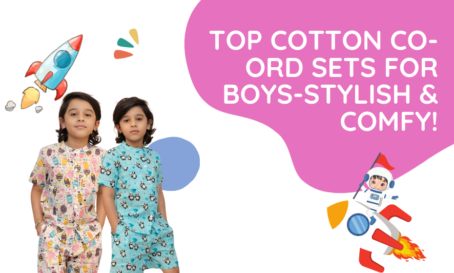 top Cotton Co-Ord Sets for Boys-Stylish & Comfy!